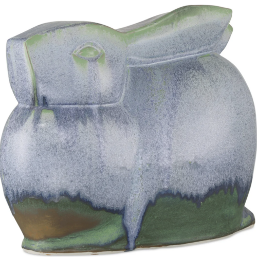 Blue Rabbit Sculpture